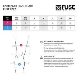 FUSE ALPHA LITE Knee Pad black/grey Size XXL